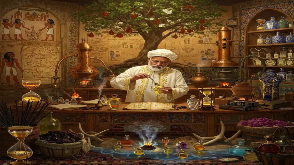 صناعة العطور التقليدية